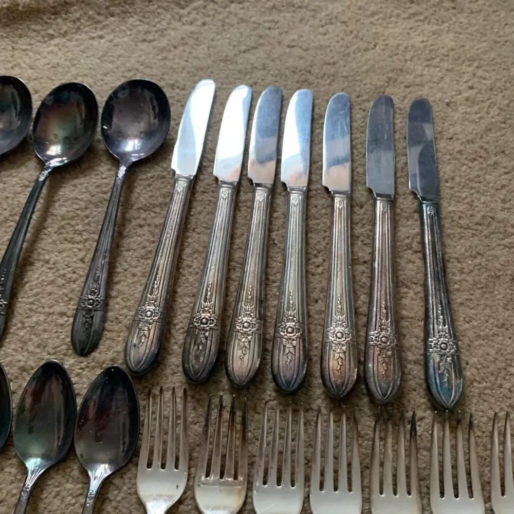 Wm Rogers Mfg. Co. Extra Plate IS TRIUMPH 40 Piece Flatware Set